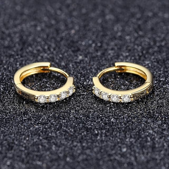 Detalle 2 de VIKI LYNN Creolen 925 Silber, Zirkonia