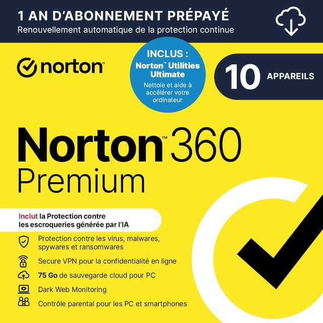Thumbnail 6 de Norton 360 Premium 2026 10 appareils
