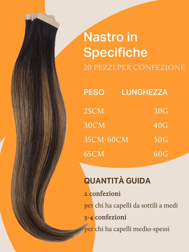 Thumbnail 1 de DOORES Remi Extension Capelli Balayage 35cm