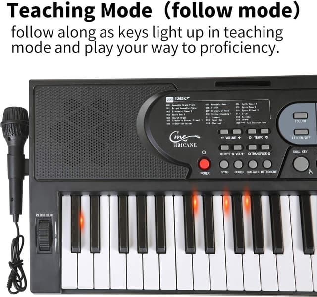 Thumbnail 4 de Hricane 61 touches clavier Piano enfant