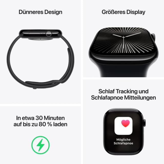 Detalle 2 de Apple Watch Series 10 4G 46 mm mit Sportarmband