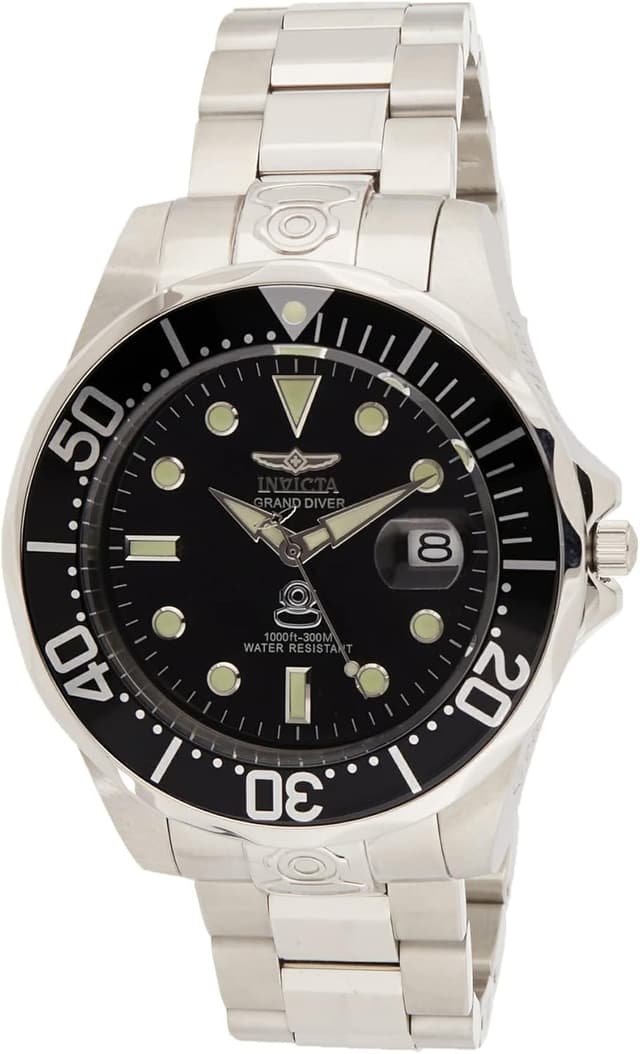 Detalle de Invicta Pro Diver 3044 para hombre automático de acero inoxidable, 47 mm (Grand Diver)