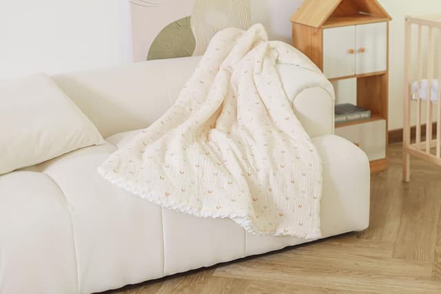 Thumbnail 8 de SUPERBE BEBE Manta Minky y Muselina 100x135 cm 🍼