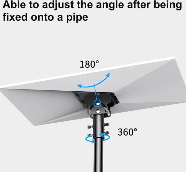 Detalle 2 de Starlink Gen 3 Mount (Pole Mounting Kit) for Standard Dish V3, Black