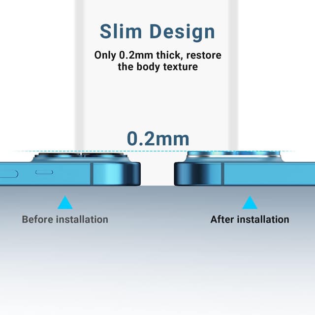 Thumbnail 5 de AFARER iPhone 13 Kameraschutz 9H, 2-teilig