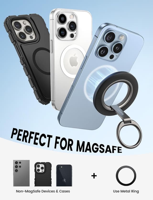 Thumbnail 5 de Lamicall Magnetic Phone Ring Stand 360° grip