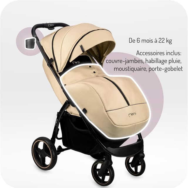 Thumbnail 4 de MoMi MIYA EVA poussette 22 kg, harnais 5 points