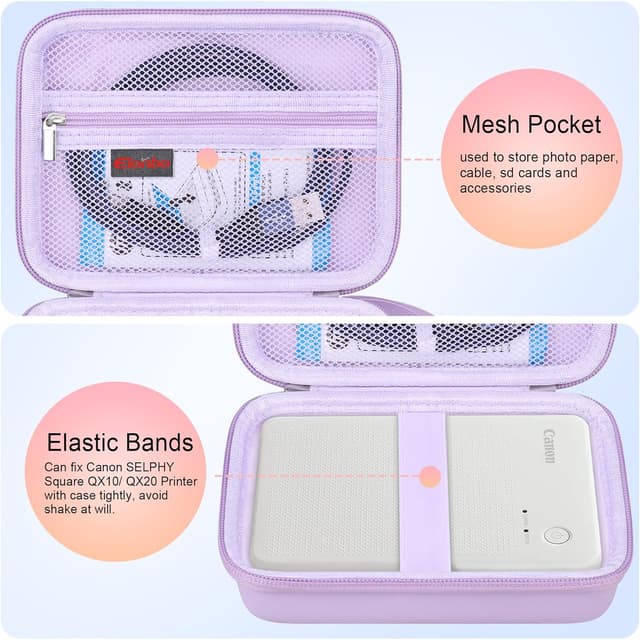 Thumbnail 3 de Elonbo Carrying Case for Canon SELPHY Square QX10 1