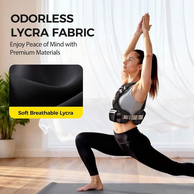 Detalle de PACEARTH Adjustable Weight Vest 20–32 lbs