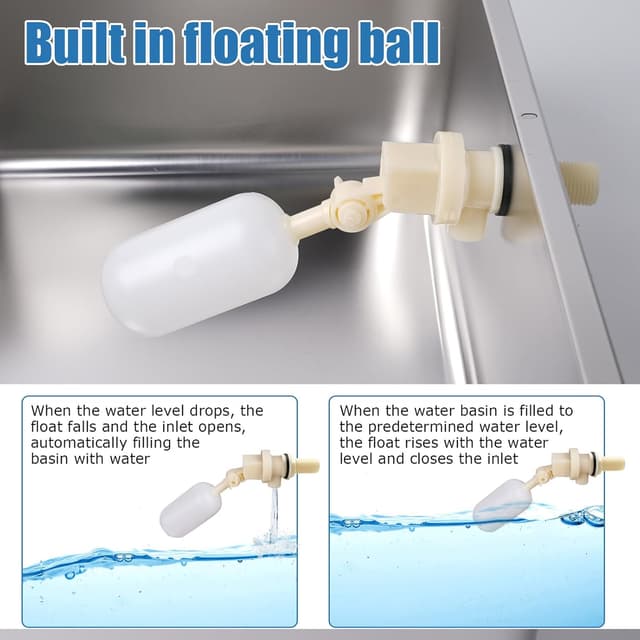 Detalle de MasXirch automatischer Wasserspender für Hunde 25 l – XL aus Edelstahl, selbstnachfüllend