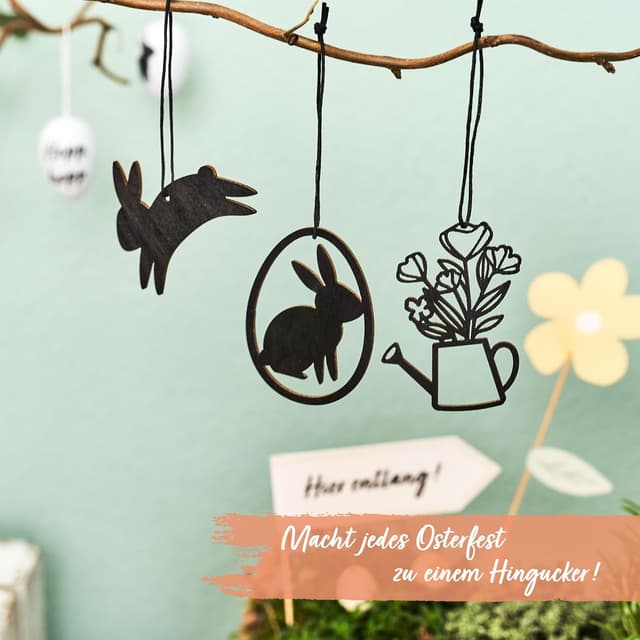 Thumbnail 4 de Papierdrachen Oster Klappkarten 3er Set