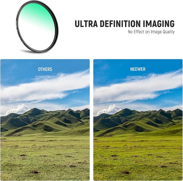 Detalle 2 de Neewer 72mm UV Filter 9H camera lens protection