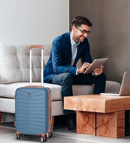 Thumbnail 6 de Juego de 3 maletas T-LOVENDO.ES rígidas ABS con ruedas 360° (cabina, mediana y grande)