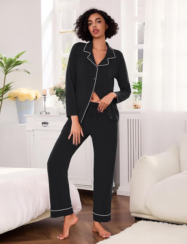 Thumbnail 1 de Bresdk Pigiama Donna Invernale Aperto Davanti Cotone