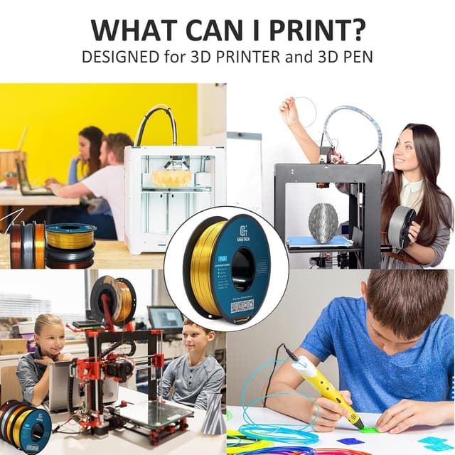 Thumbnail 4 de GEEETECH PLA Silk Gold 1,75mm 1 kg