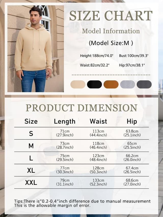 Thumbnail 4 de Vorvowry Felpa con Cappuccio Uomo Pile caldo