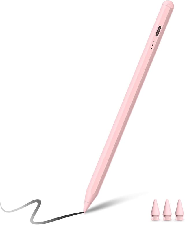 Detalle de EcoPestuGo Stylus Pen for Apple iPad (2018–2026): Tilt, Palm Rejection, Fast Charging
