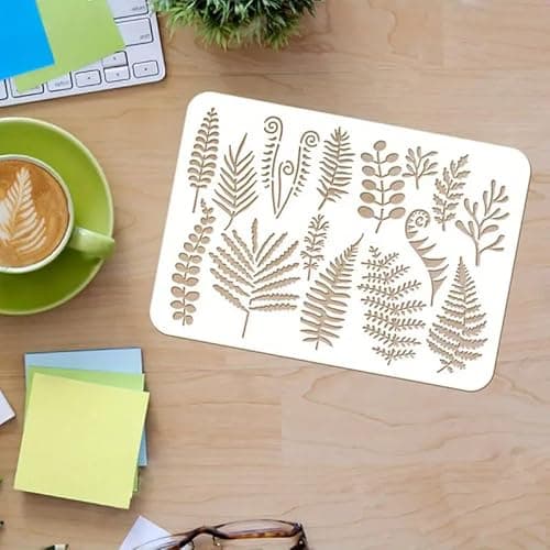 Thumbnail 3 de Fern Leaf Wall Stencils Template for Craft Painting 🖼