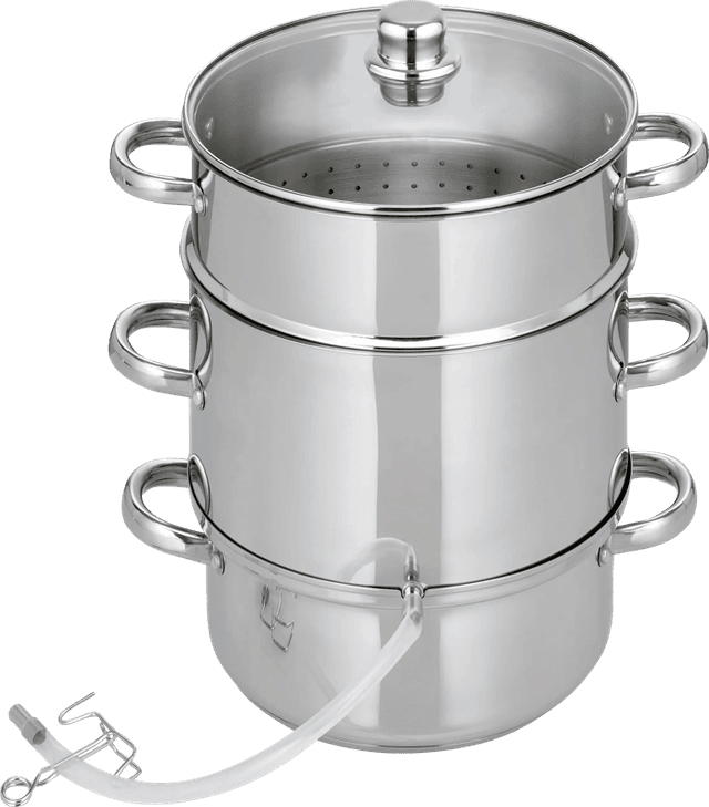 Detalle de Elo Basic Galactica Dampfentsafter 26 cm – Dampfen für frischen Saft ohne Zusatzstoffe