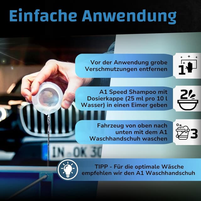 Detalle de Dr. Wack A1 Speed Shampoo 500 ml