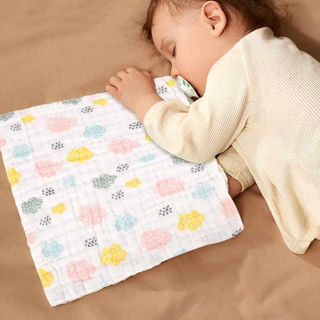 Thumbnail 4 de Lanjue Muslin Baby Washcloths 12x12 inch