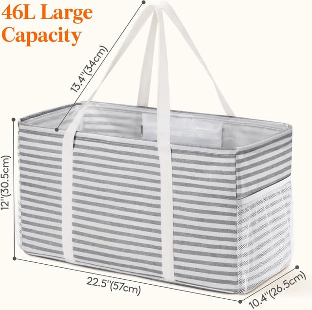 Detalle 2 de Lifewit Extra Large Tote Bag: Reusable Grocery Tote