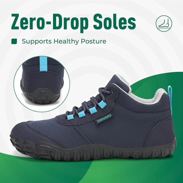 Detalle de SAGUARO Barefoot Shoes uomo/donna minimaliste da trail con punta ampia e suola antiscivolo