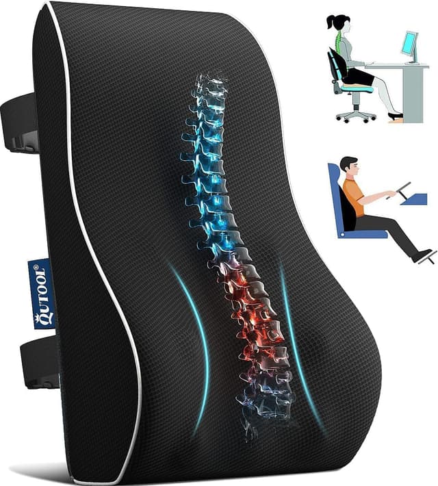 Imagen de QUTOOL Lumbar Support Pillow 1 for Office Chair 💺 en OfertitasTOP