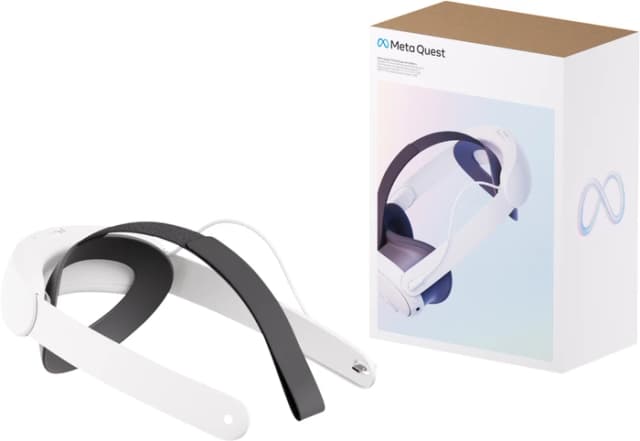 Detalle 1 de Meta Quest 3S 256GB + BlueBuilt PC Link-Kabel + Elite Strap mit Akku (inkl. Touch Plus Controller)