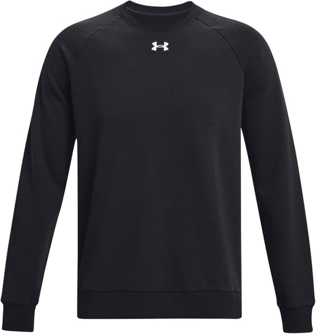 Detalle de Under Armour Men’s UA Rival Fleece Crew Shirt (Black)