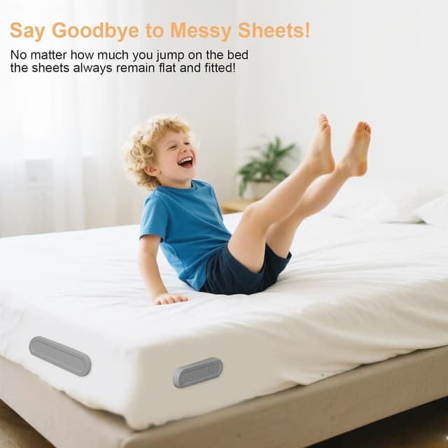 Detalle de Jovyll Bed sheet locks, 4 clips