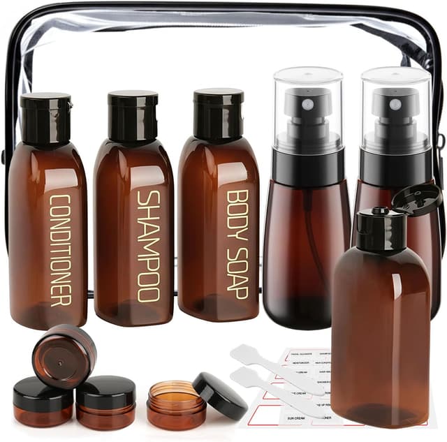 Detalle de Decorniqu 15 Pack travel bottles for toiletries