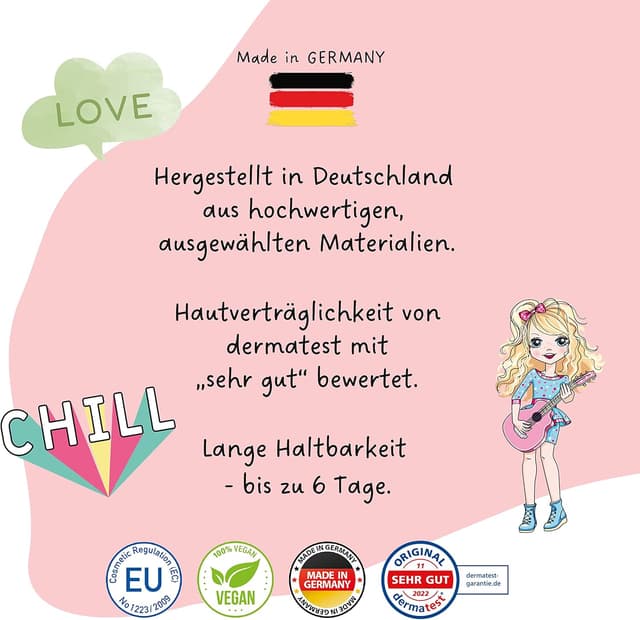 Detalle de Papierdrachen Metallic-Tattoos für Kinder 100