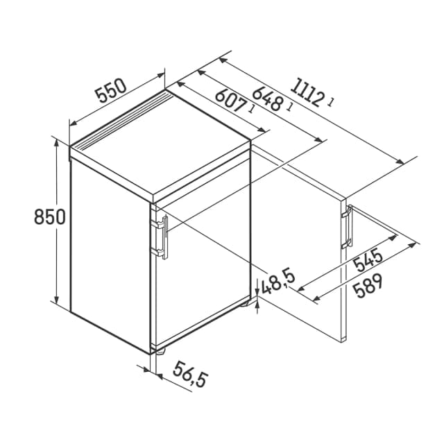 Thumbnail 1 de Liebherr Smart Frost Re 1401 111 l