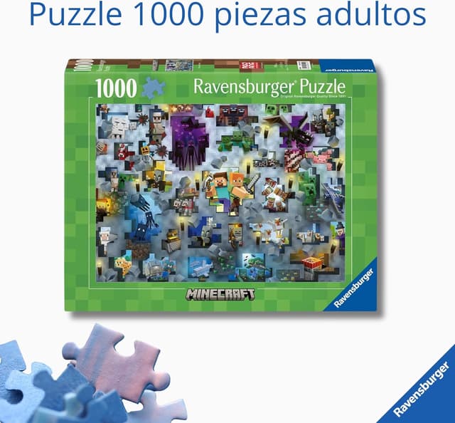Detalle 2 de Ravensburger Puzzle Minecraft 70 x 50 cm