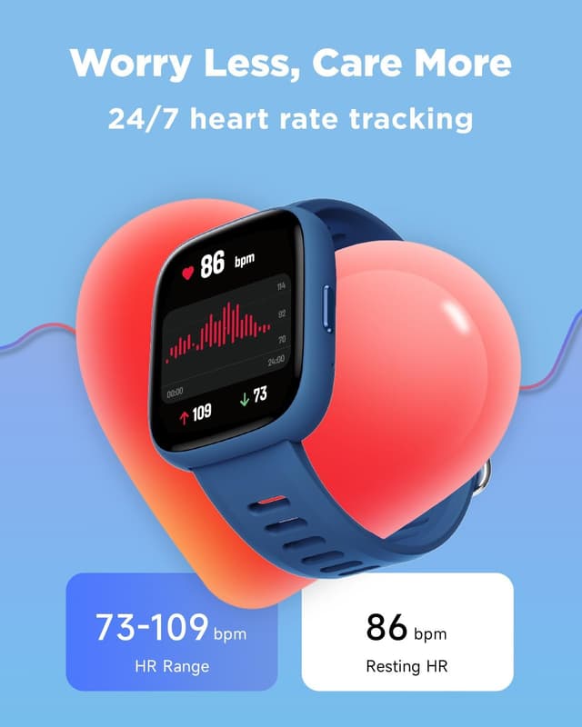 Thumbnail 4 de BIGGERFIVE Kids Smart Watch 1.8" fitness tracker
