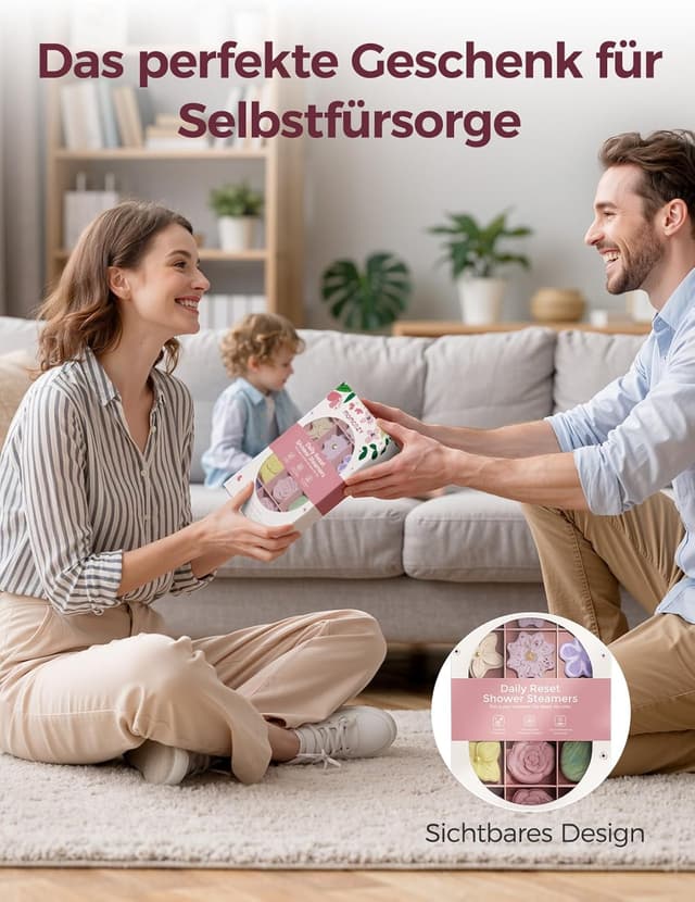 Thumbnail 6 de Momcozy Shower Steamer 14er-Pack mit 7 floralen Duschbomben – Wellness-Dampftabletten für die Dusche