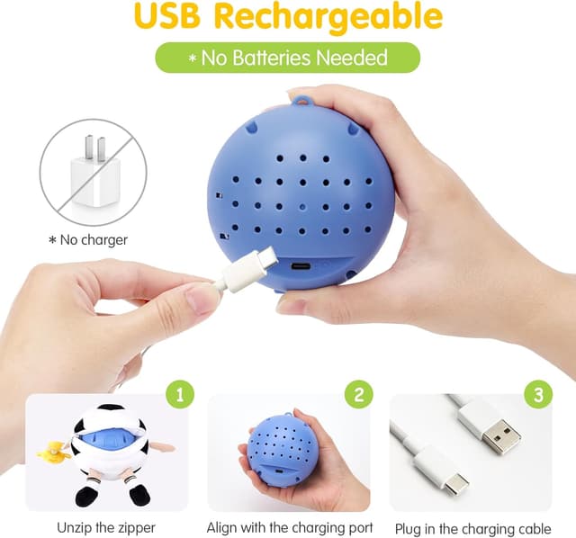 Thumbnail 6 de hahaland Crawling Soccer Plush Toy