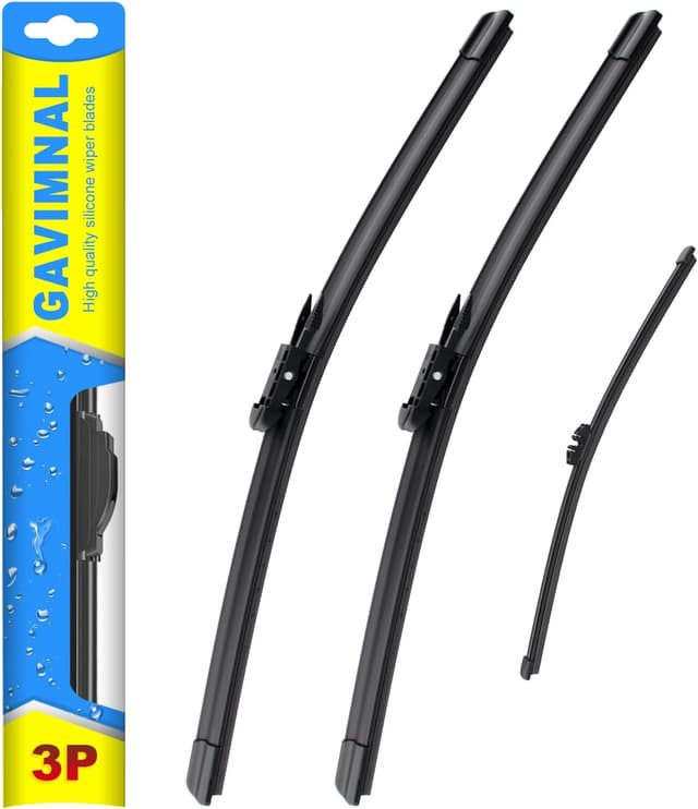 Detalle de Gavimnal 26"+22"+11" Silicone Wiper Blades Replacement (Set of 3) for Ford Explorer & Police Interceptor Utility