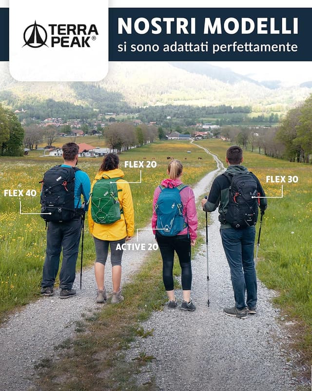 Thumbnail 6 de Terra Peak ACTIVE 20 Piccolo: zaino trekking impermeabile da 20 litri per escursionismo e viaggio