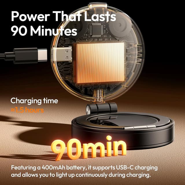 Thumbnail 5 de ULANZI LM23 magnetisches Selfie Licht 400 mAh