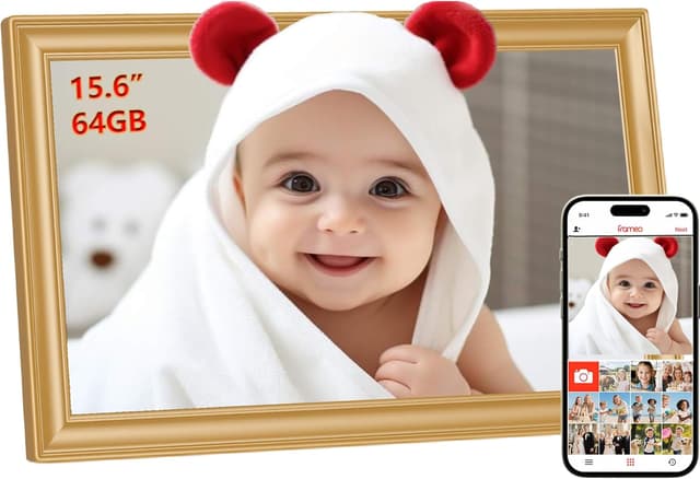 Imagen de 64GB FRAMEO 15.6 Zoll Digitaler Bilderrahmen en OfertitasTOP