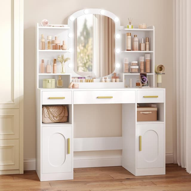 Thumbnail 6 de HEXCELEN Toeletta Trucco con Specchio Ovale 10 LED