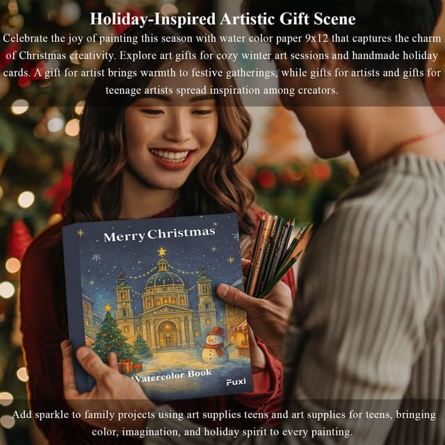 Thumbnail 6 de Watercolor Sketchbook 10"x12" 140lb 32 Sheets