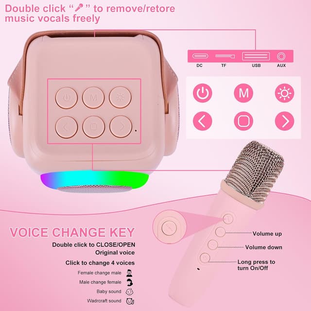 Thumbnail 5 de Mini Karaoke Machine 10W speaker