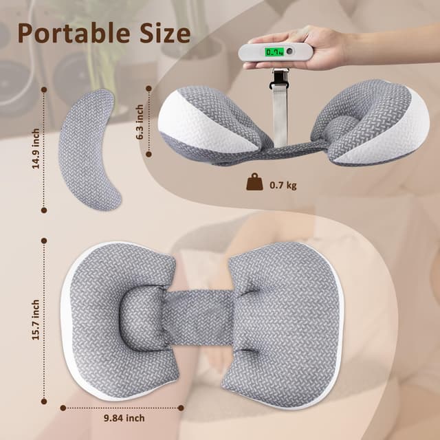 Thumbnail 4 de Chilling Home Pregnancy Maternity Pillow, Adjustable