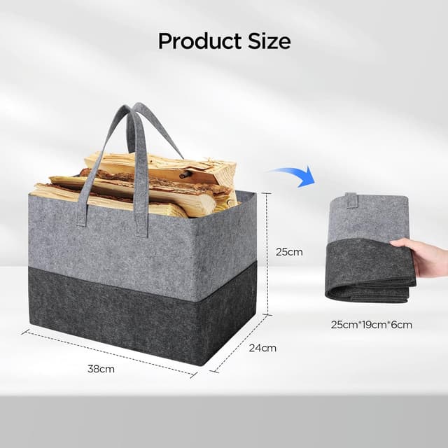 Thumbnail 2 de Cozary 2 Unidades Bolso de Felpa 38x25x25cm