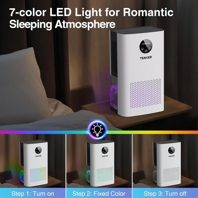 Thumbnail 4 de TENKER Dehumidifier 2.2L for Home