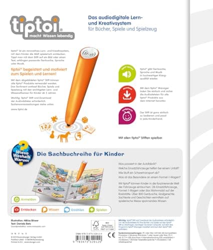 Detalle 2 de tiptoi® Die Welt der Fahrzeuge 🚗 – 12 Interaktives Lernspiel