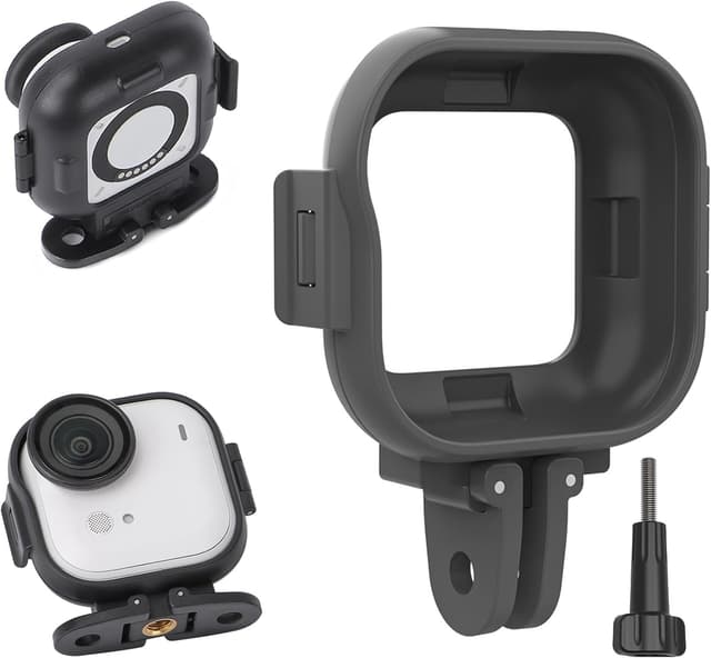 Detalle de Honbobo Frame Cage Plastic Expansion Adapter for Insta360 GO Ultra (horizontal/vertical mount)